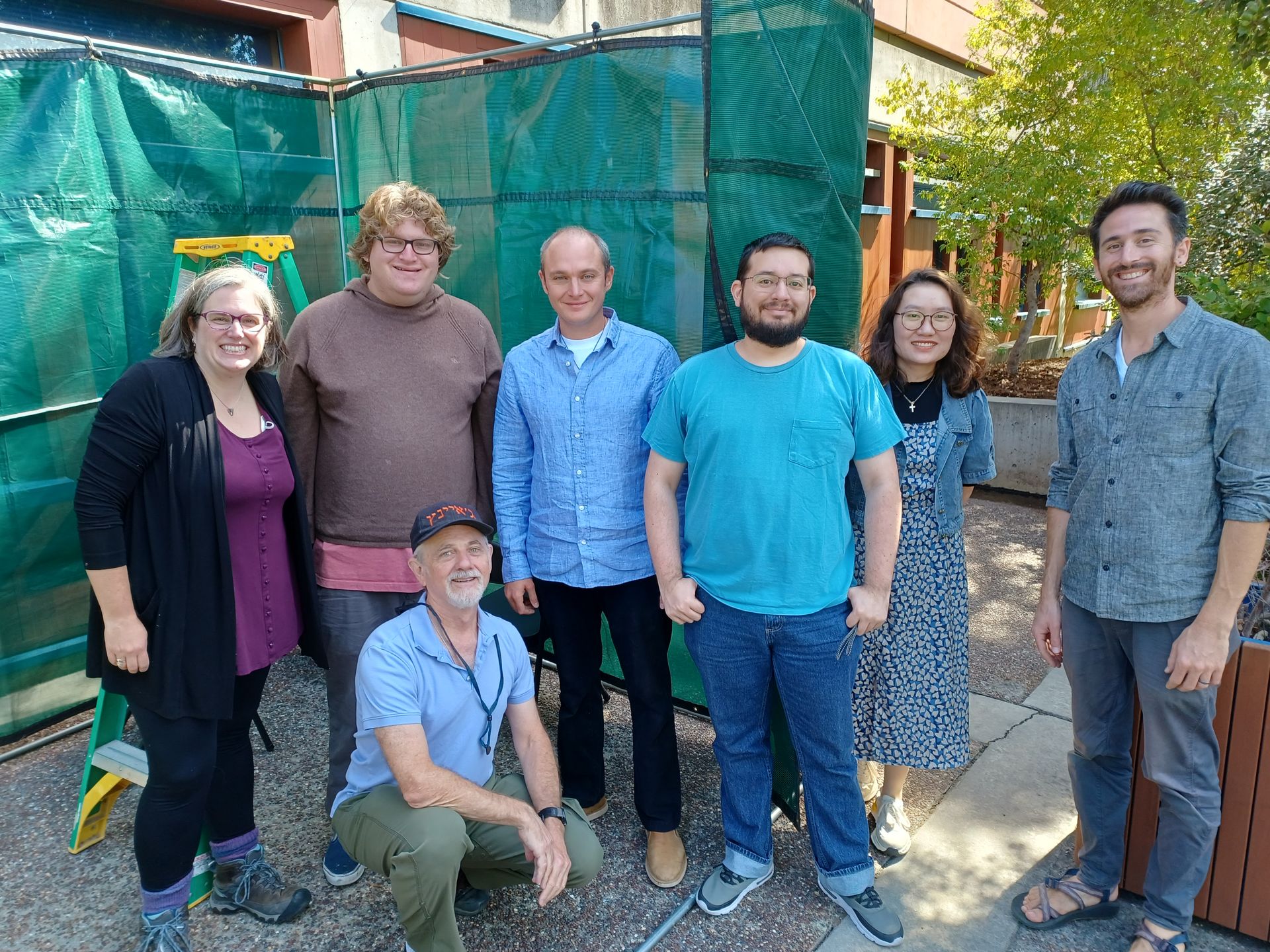 2023 Sukkah Building Party Graduate Theological Union